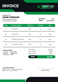 Travel Tours Invoice Template | PosterMyWall