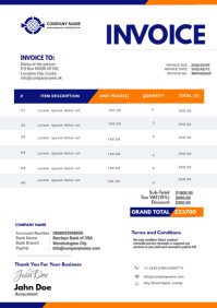 Example A5 Receipt White Receipt A5 Template | PosterMyWall