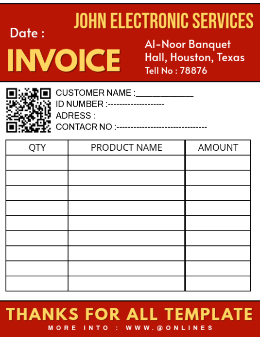 Invoice flyer Template | PosterMyWall