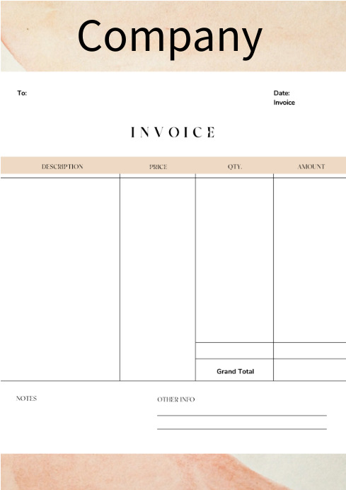 Invoice Template | Small Business A4