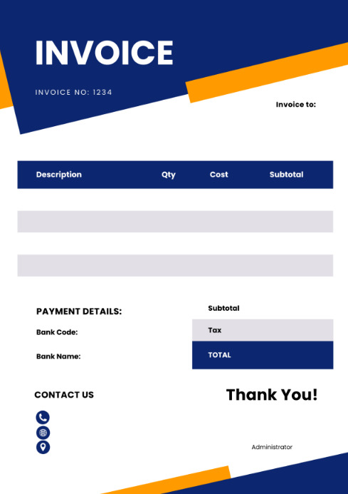 Invoice To Copy Copy of Invoice Template | Small Business Pack | PosterMyWall