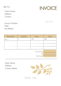 Example A5 Receipt A5 Receipt cash sale invoice small business Template | PosterMyWall