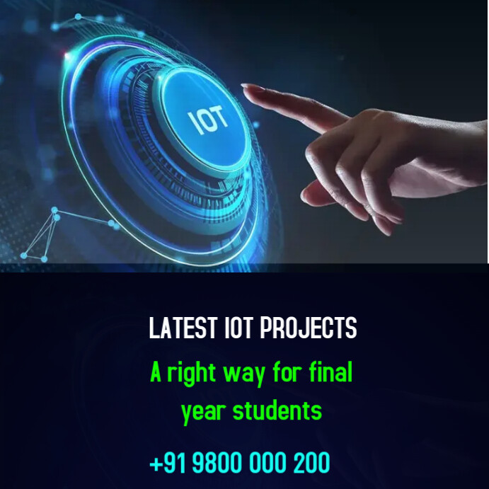 iot, Internet of things โพสต์บน Instagram template