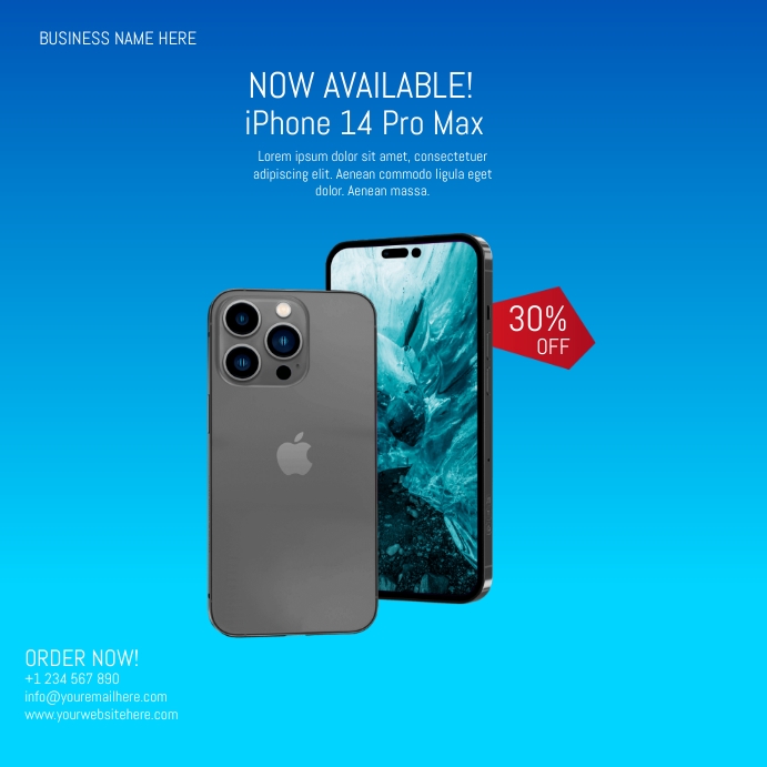 Copy of iphone 14 sale | PosterMyWall