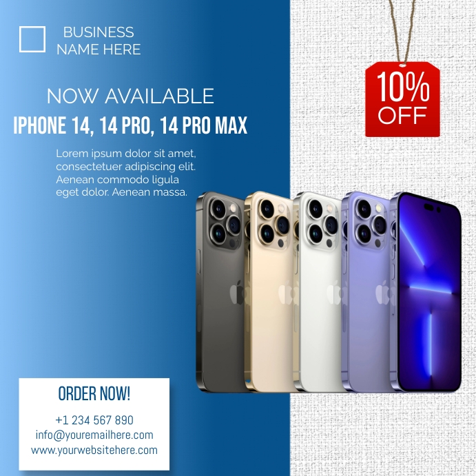 Copy of iphone 14 sale | PosterMyWall
