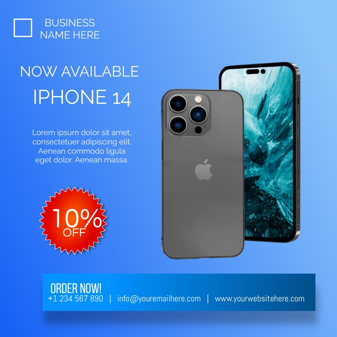 iphone 14 sale Template | PosterMyWall