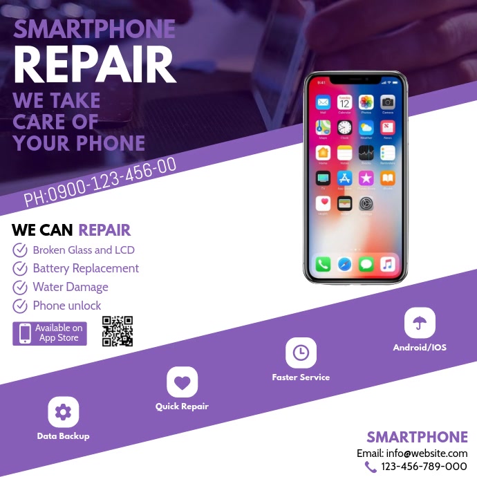 Copy of iphone Repair | PosterMyWall
