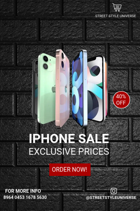 Iphone sale Template | PosterMyWall