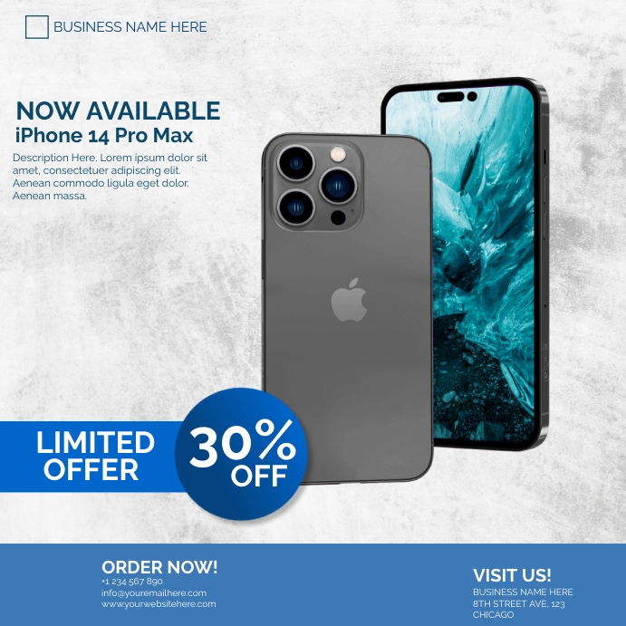 iphone sale flyer Template | PosterMyWall