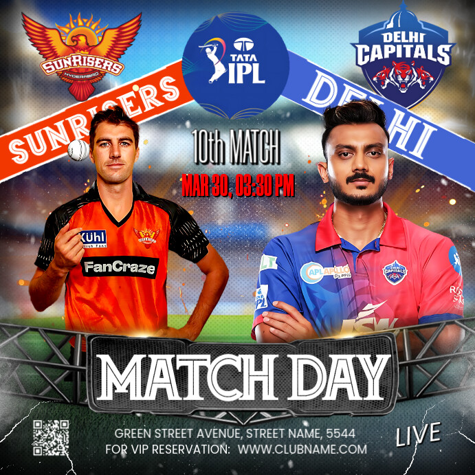 IPL Instagram Post template