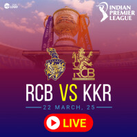 Roze IPL Cricket Match Instagram na Post Template