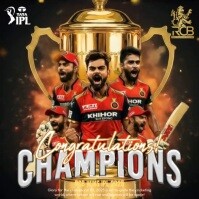 IPL winner Template | PosterMyWall