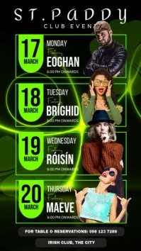 Irish Pub Event Instagram Story template