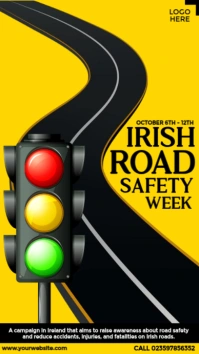 Irish Road Safety Week Template Instagram Story