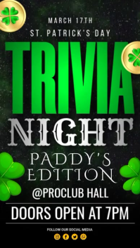 Irish Trivia Night, Instagram Story template