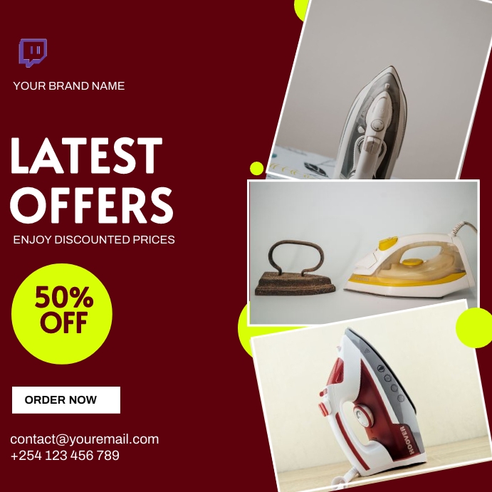 iron box flyer templates PosterMyWall