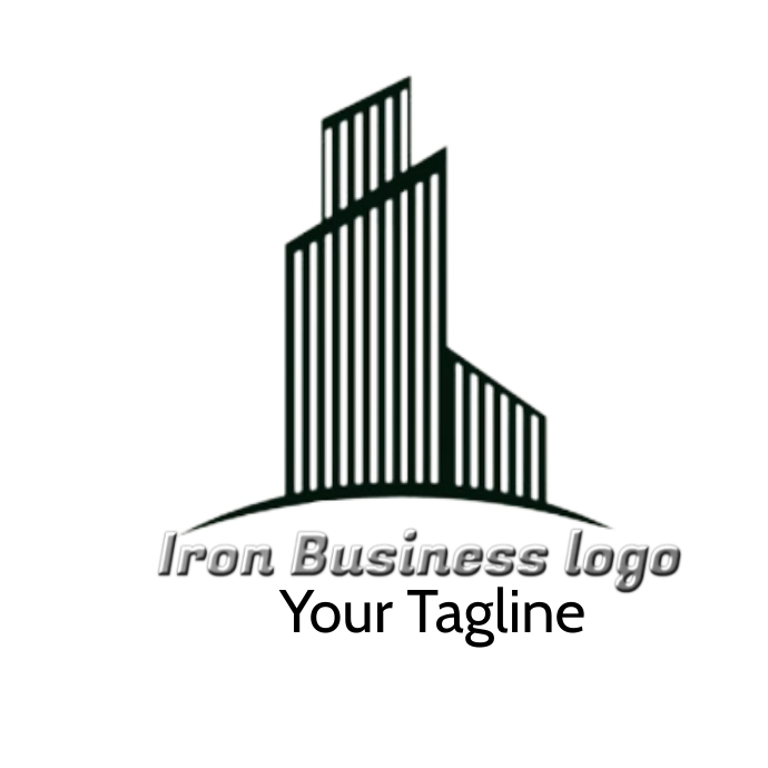 Iron Business logo Logotipo template