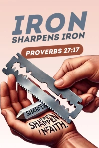 Iron Poster template