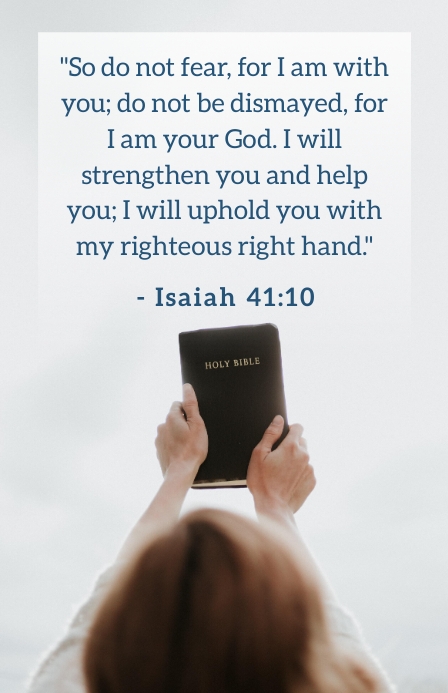 isaiah 41:10 Tabloid template