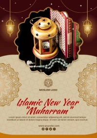 Islam New Year A5 template