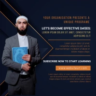islamic, conference,event Instagram Post template