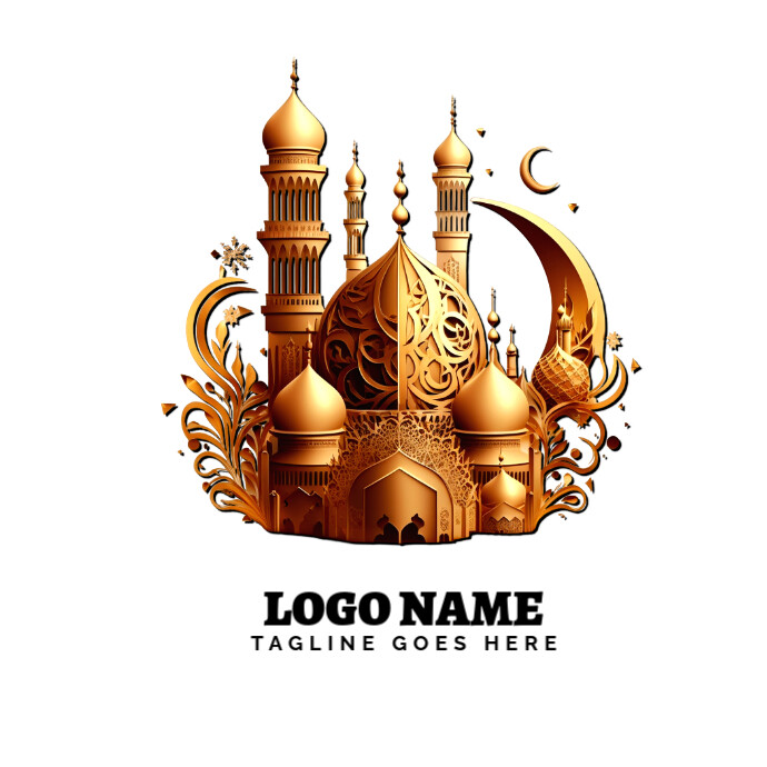 Islamic architecture logo Template | PosterMyWall