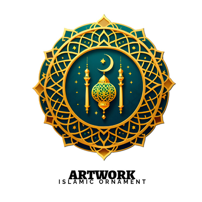 Islamic artwork for Eid Template | PosterMyWall
