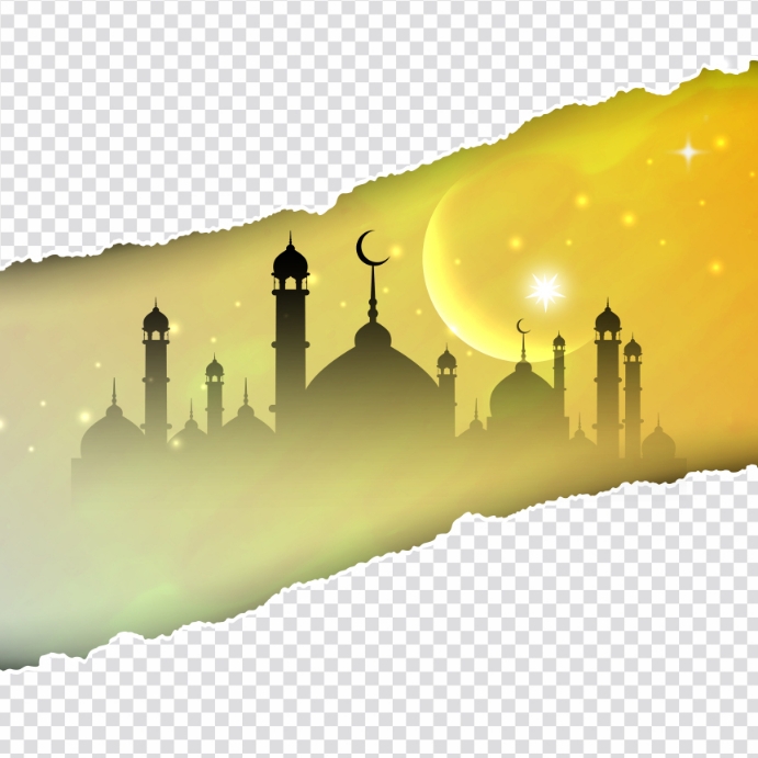 Islamic Rip Background Islamic background with torn paper mosque Template | PosterMyWall
