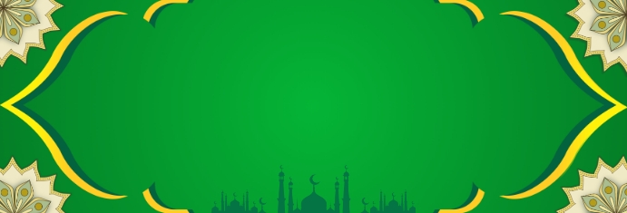 Islamic Backround Bannière LinkedIn template