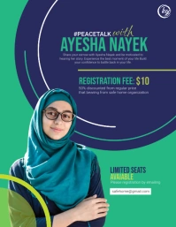 Islamic Conference Flyer template