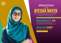 Islamic Conference Postcard template