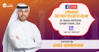 Islamic lecture Facebook  shared Image template