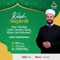 Islamic lecture Facebook Live Template (2) โพสต์บน Instagram