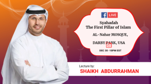 Islamic lecture Live Twitter post template