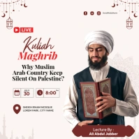 Islamic Lecture Square (1:1) template