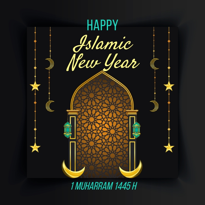 Islamic New Year Pos Instagram template