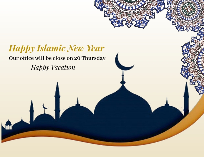 Islamic New Year Islamic Post Template Postermywall