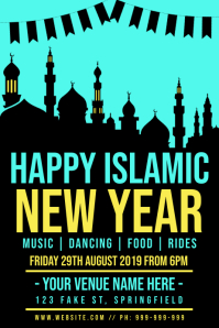 Islamic New Year Poster Template Postermywall