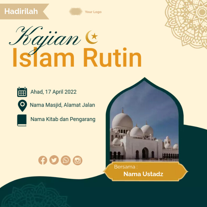 Islamic Poster Template | PosterMyWall