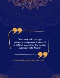 Islamic Quran Verse Flyer (US Letter) template