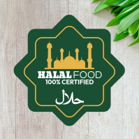 Islamic Restaurant Logo template