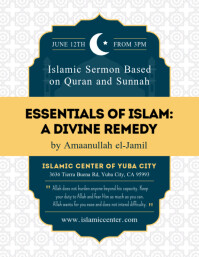Green Islamic Sermon Invitation Flyer Template | PosterMyWall