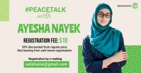 Islamic speaker event ad template