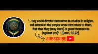 Islamic YouTube Banner template