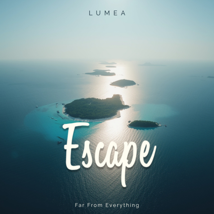 Island Aerial Album Cover Tropical Music Design Template | PosterMyWall