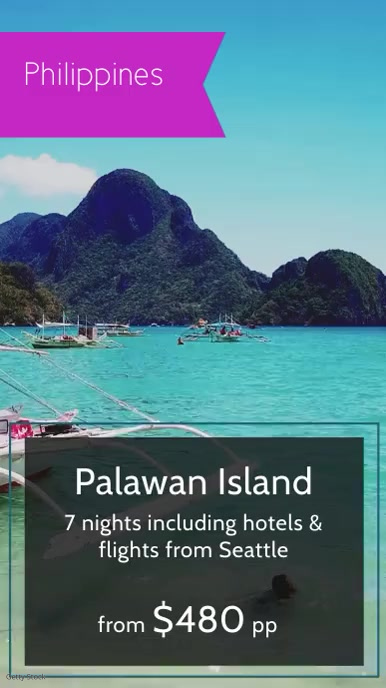 Island Destination Holiday Advertisement Template | PosterMyWall