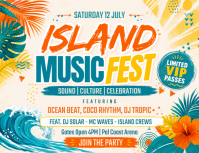 Island Music Fest Flyer (US-Letter) template