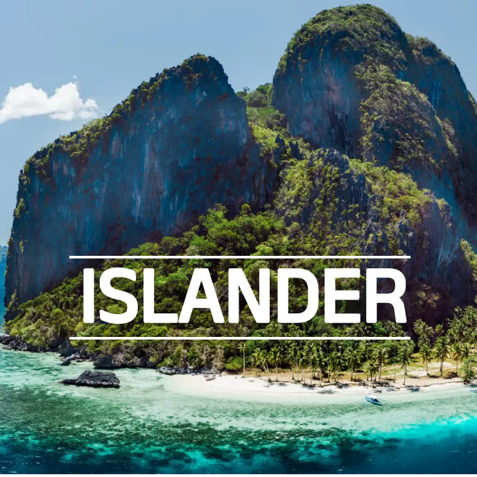 Islander Album Cover template