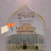 Isra' Miraj greeting card Pos Instagram template