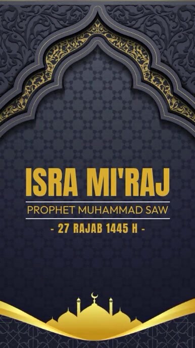 Isra Mi'raj Instagram Story template